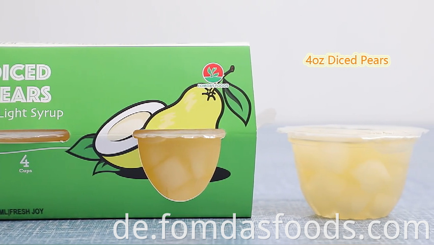 Diced Pear In Fruit Juice